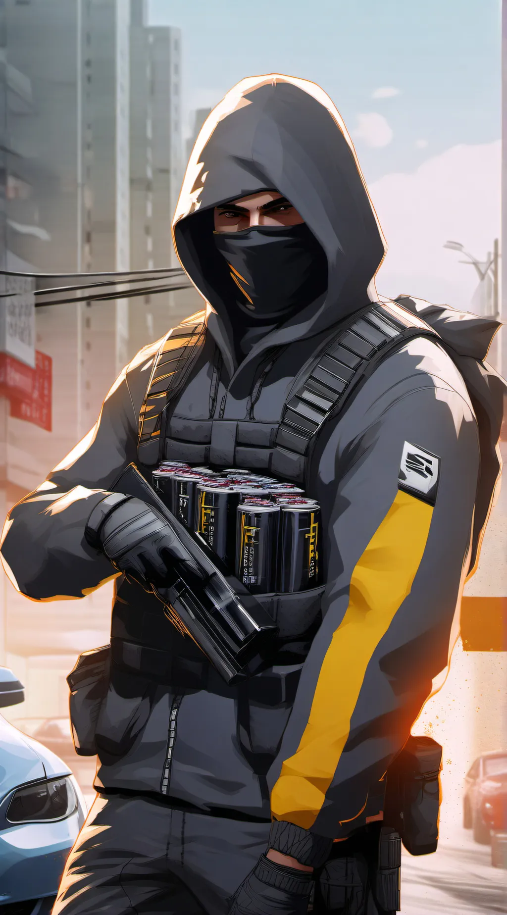 ai character: Bandit background