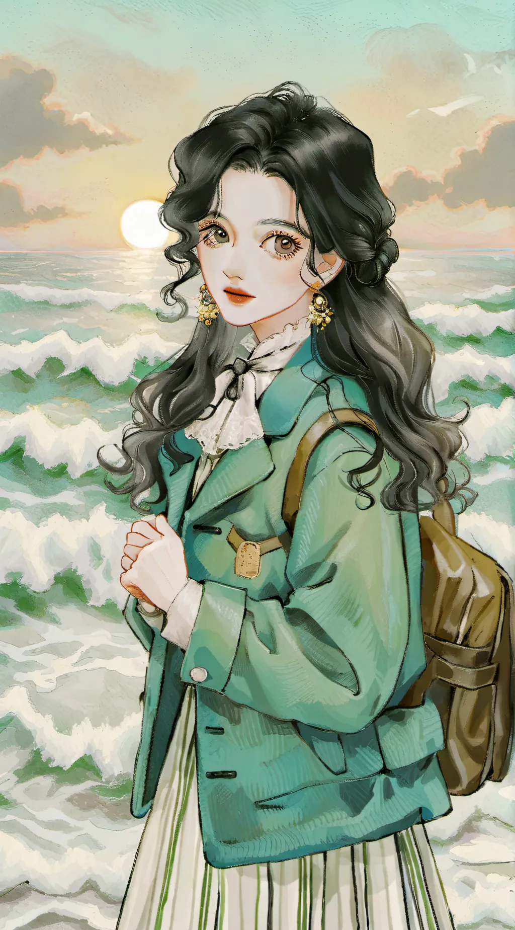 ai character: FPE power colors  background