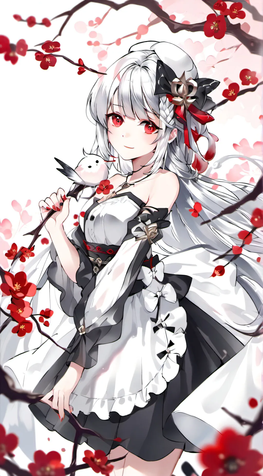 ai character: smilng critters  background