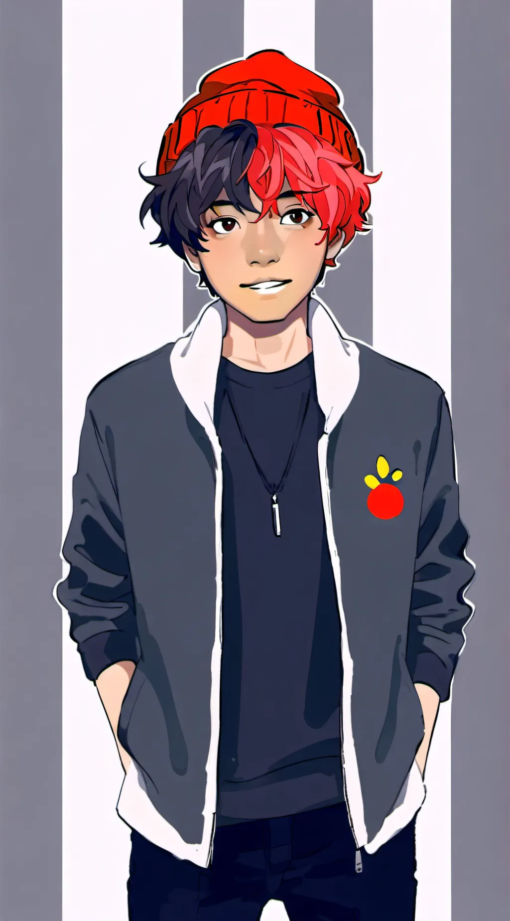 ai character: Elmo background