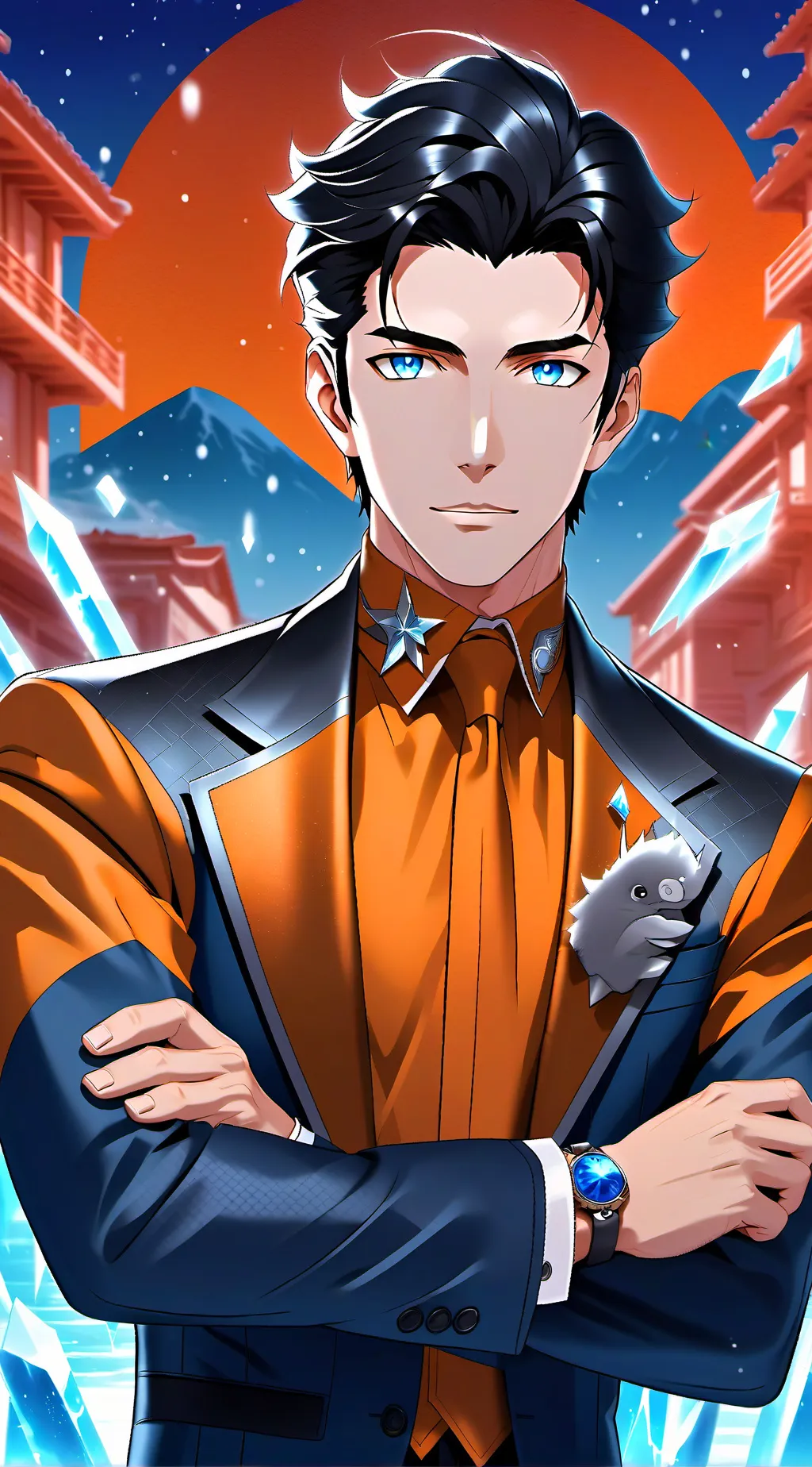 ai character: Phoenix background