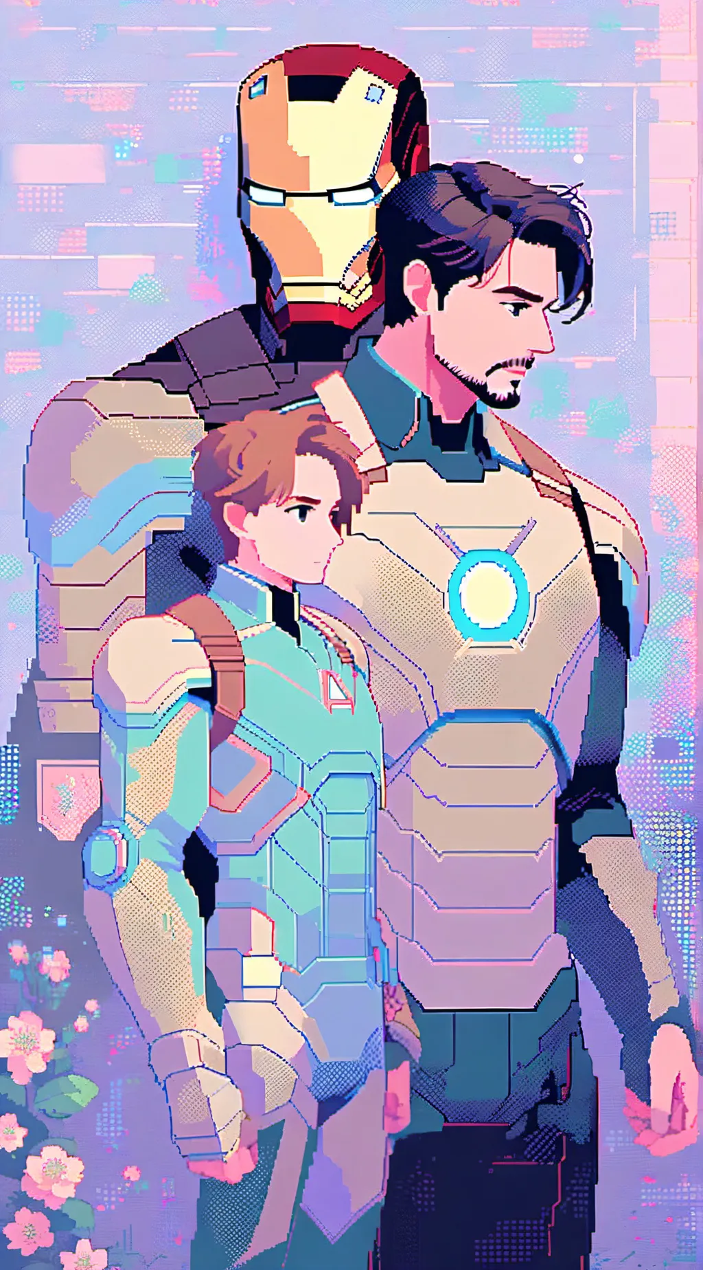 ai character: avengersssss background