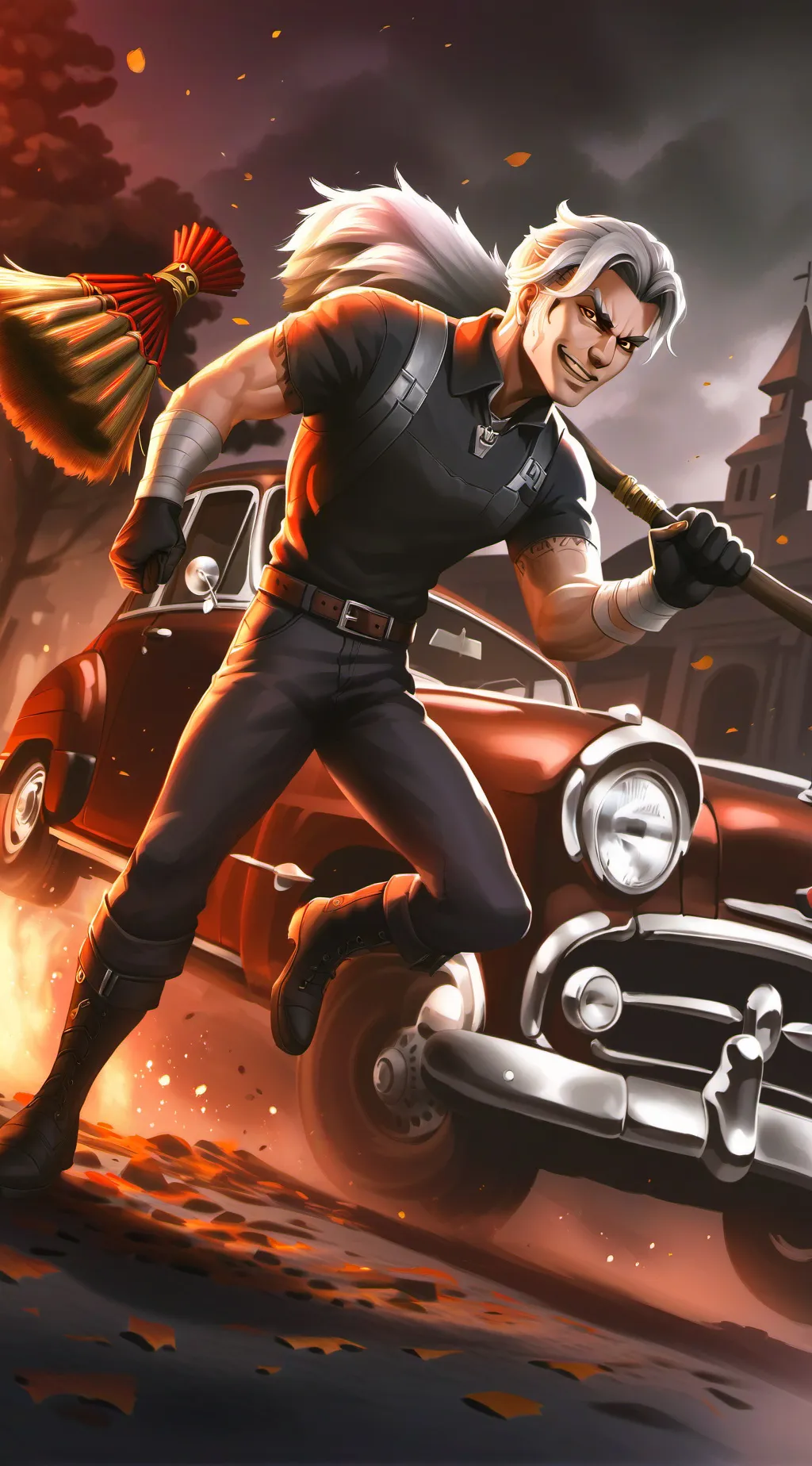 ai character: Roblox disapline  background