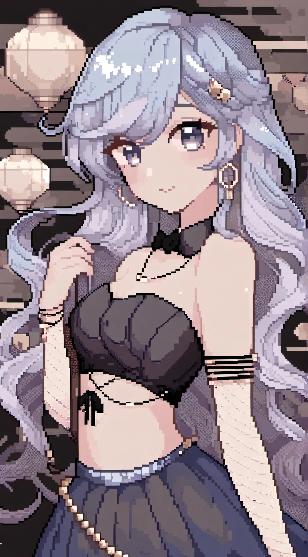 ai character: Luna background