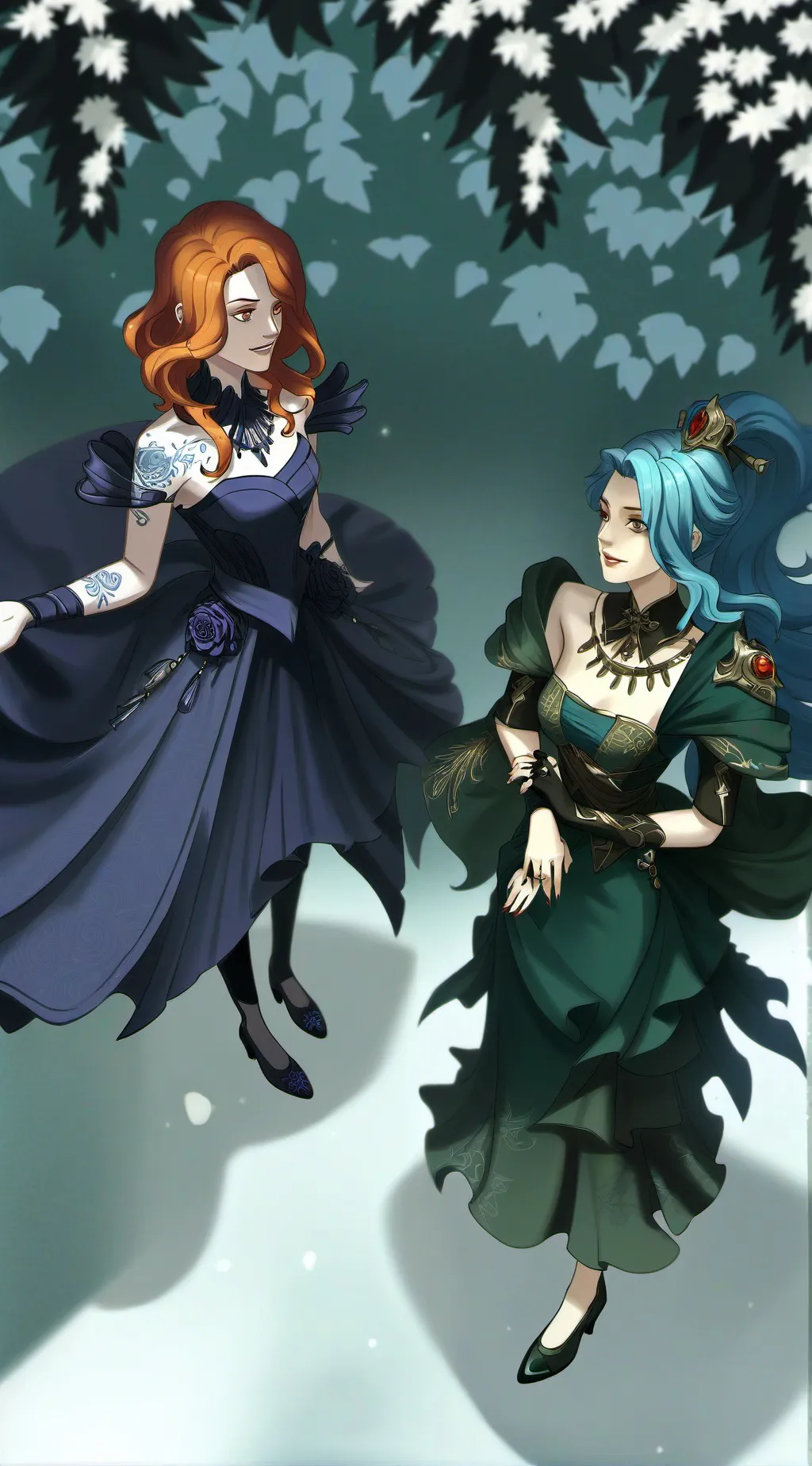 ai character: Navivi(NamiXVivi) background