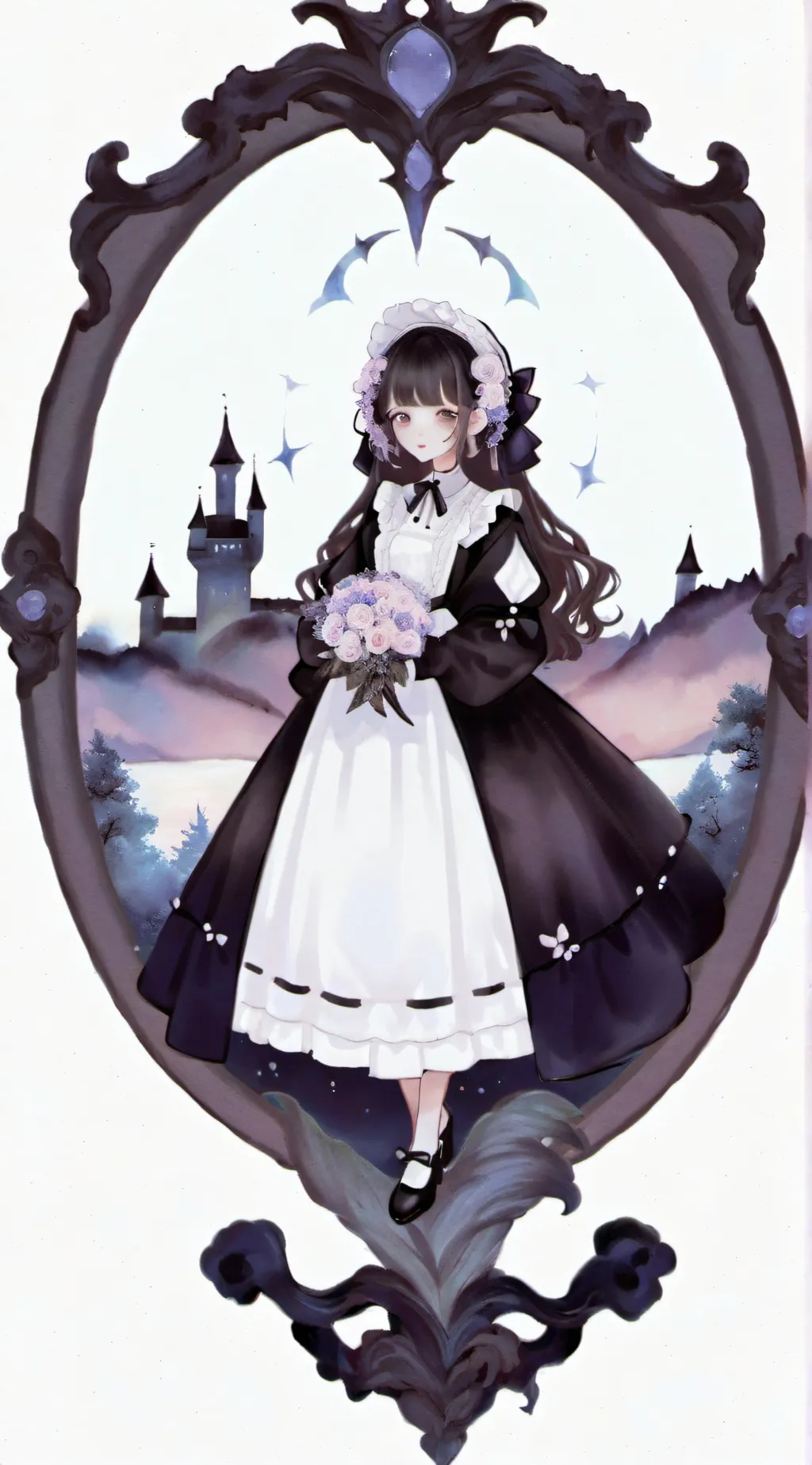 ai character: Gravity falls  background