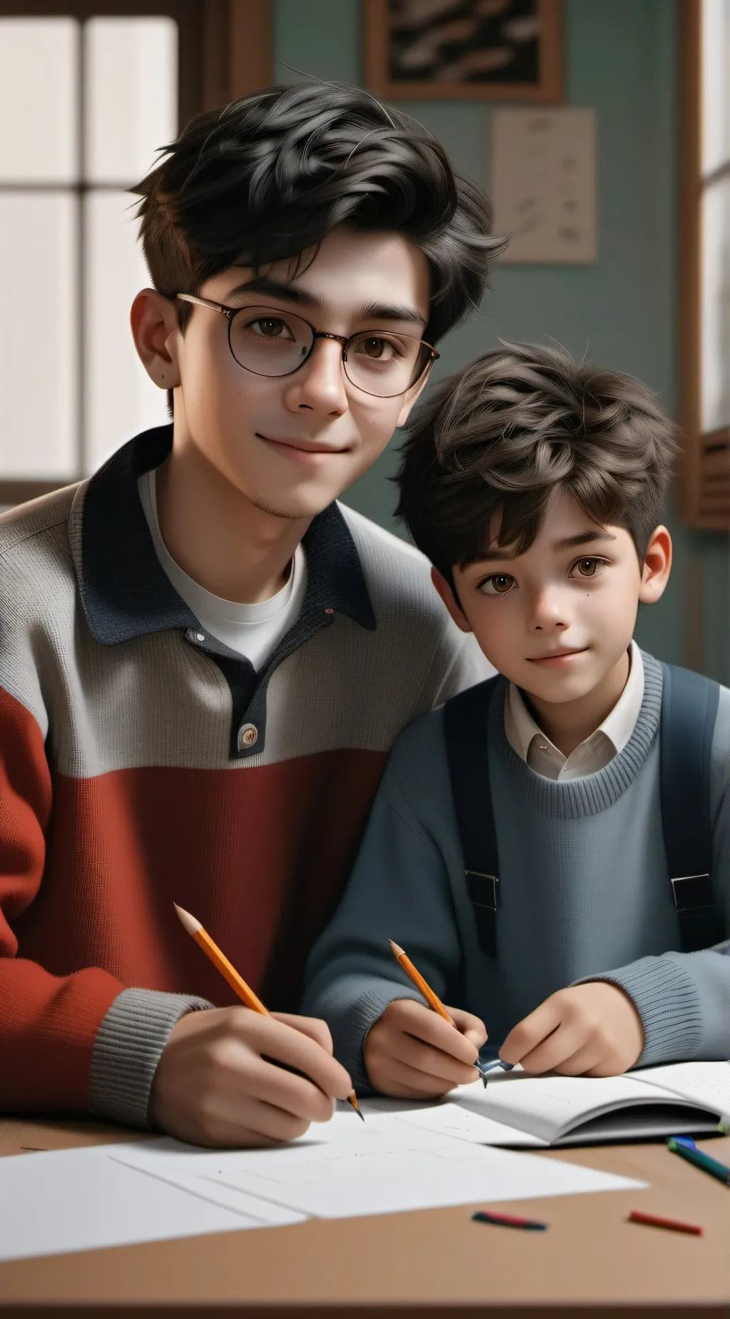 ai character: Max  background