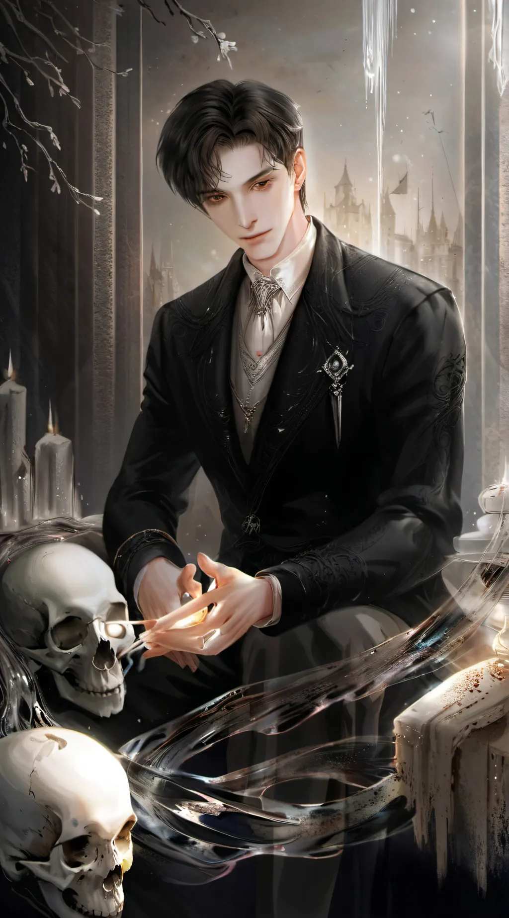 ai character: Slytherin boys pt2 background