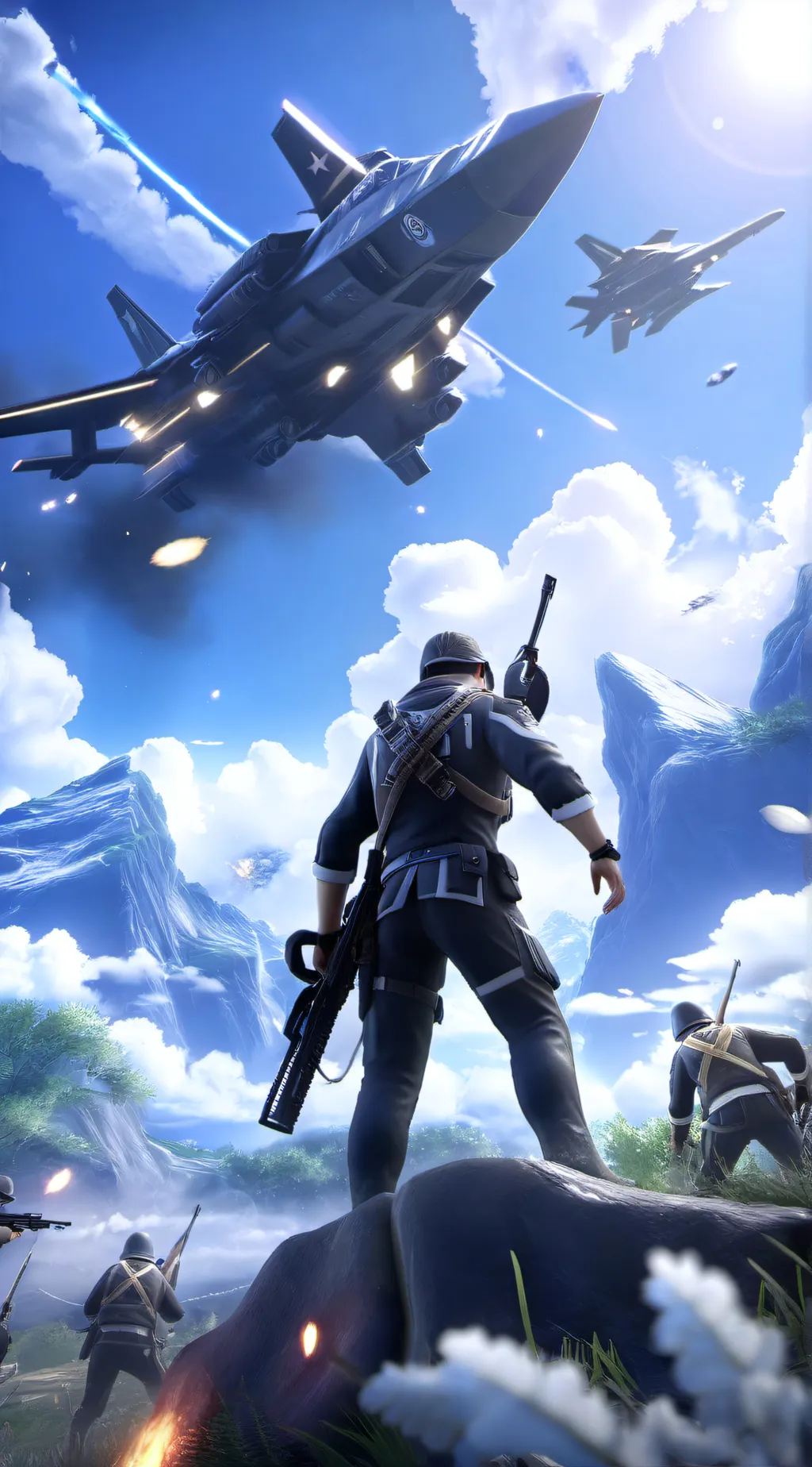 ai character: boys vs girls  background