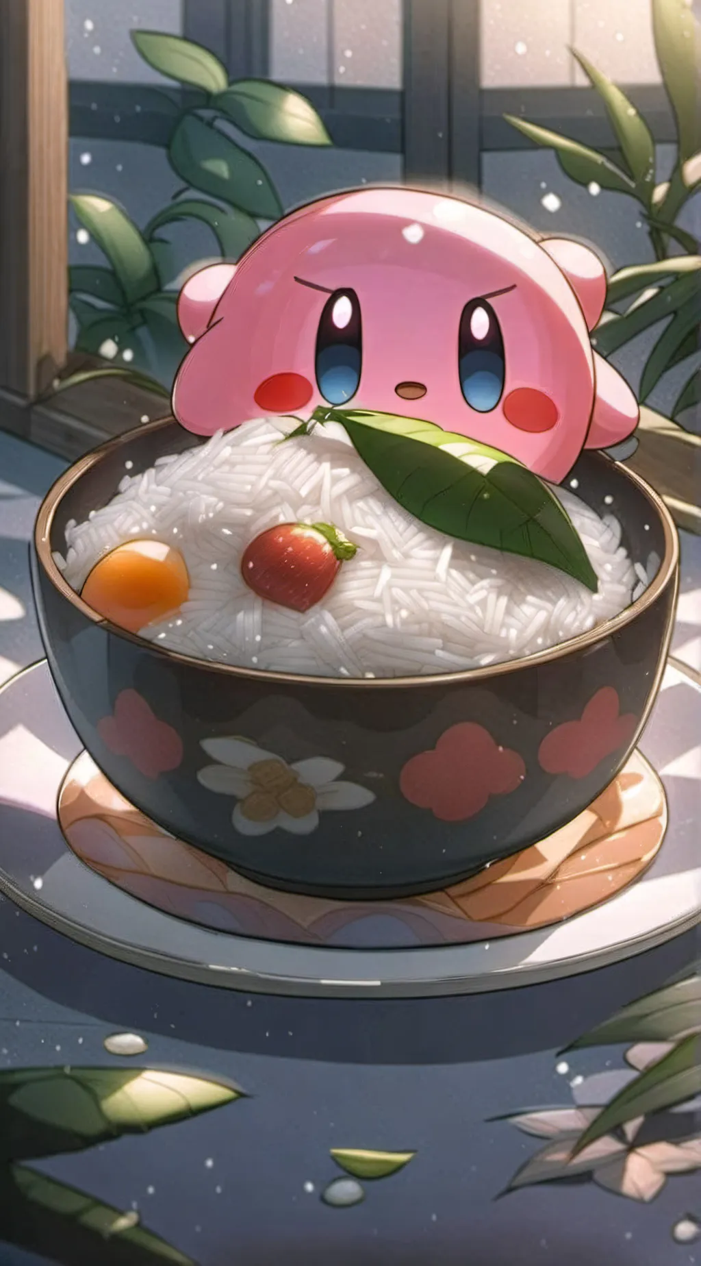 ai character: Kirby background