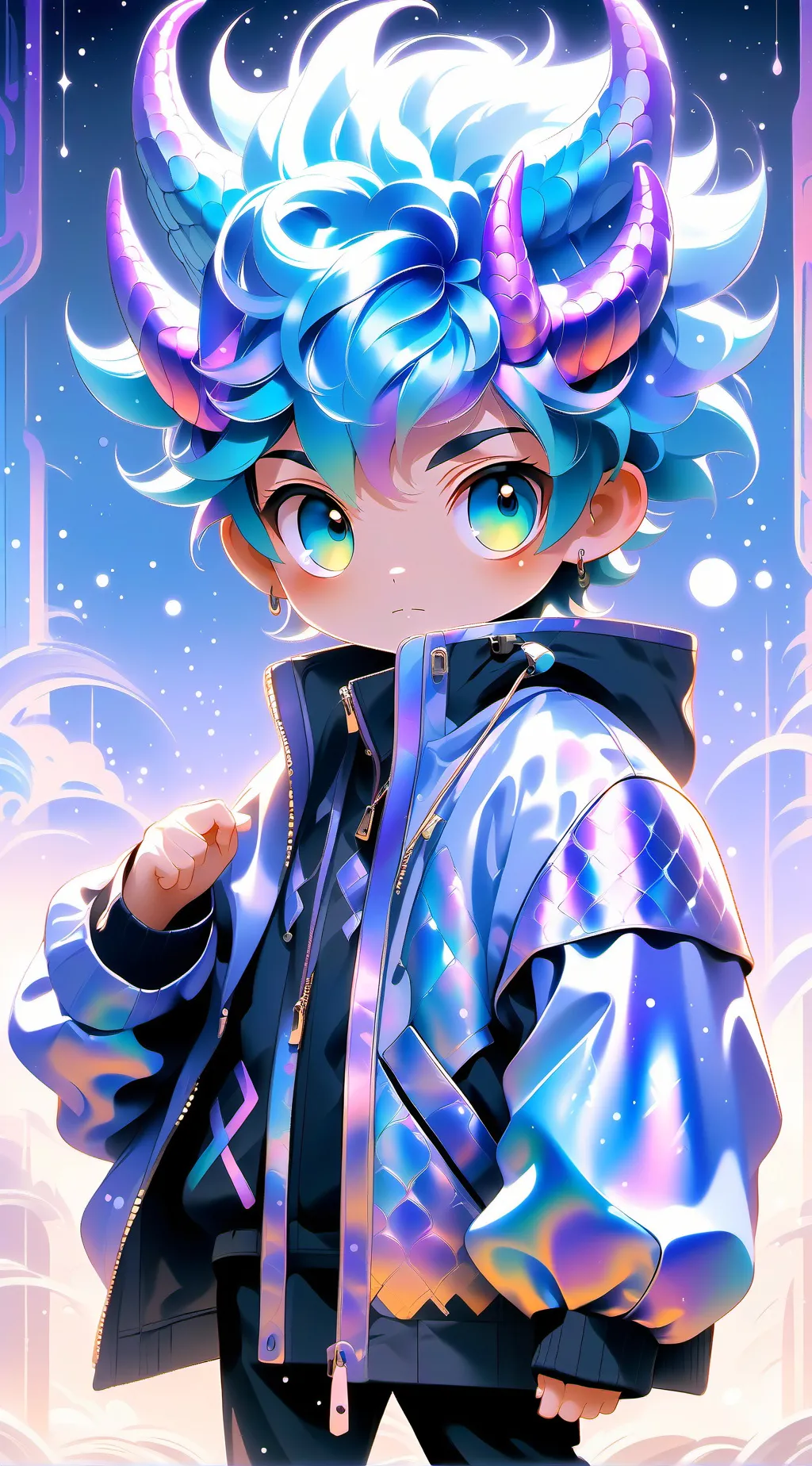 ai character: Leo Aether background
