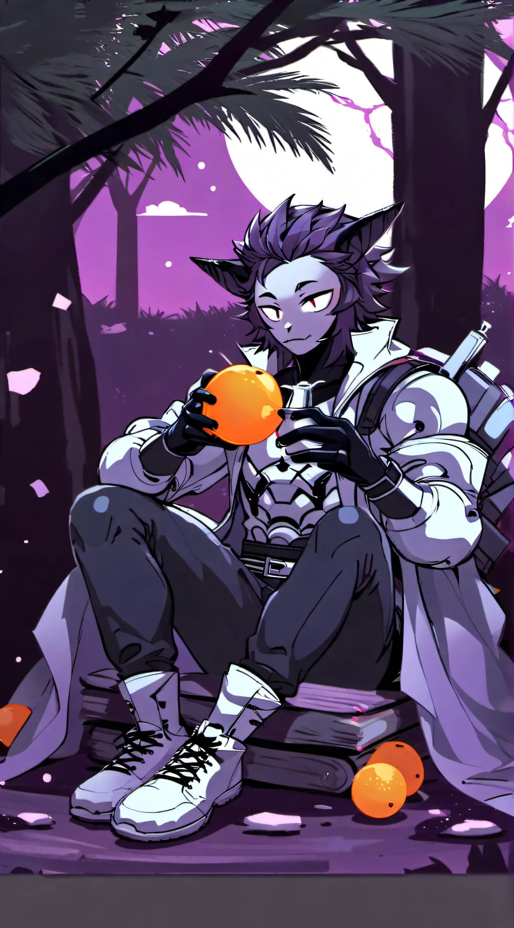 ai character: puro background