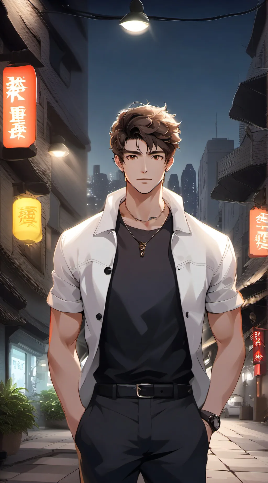 ai character: Maxim background