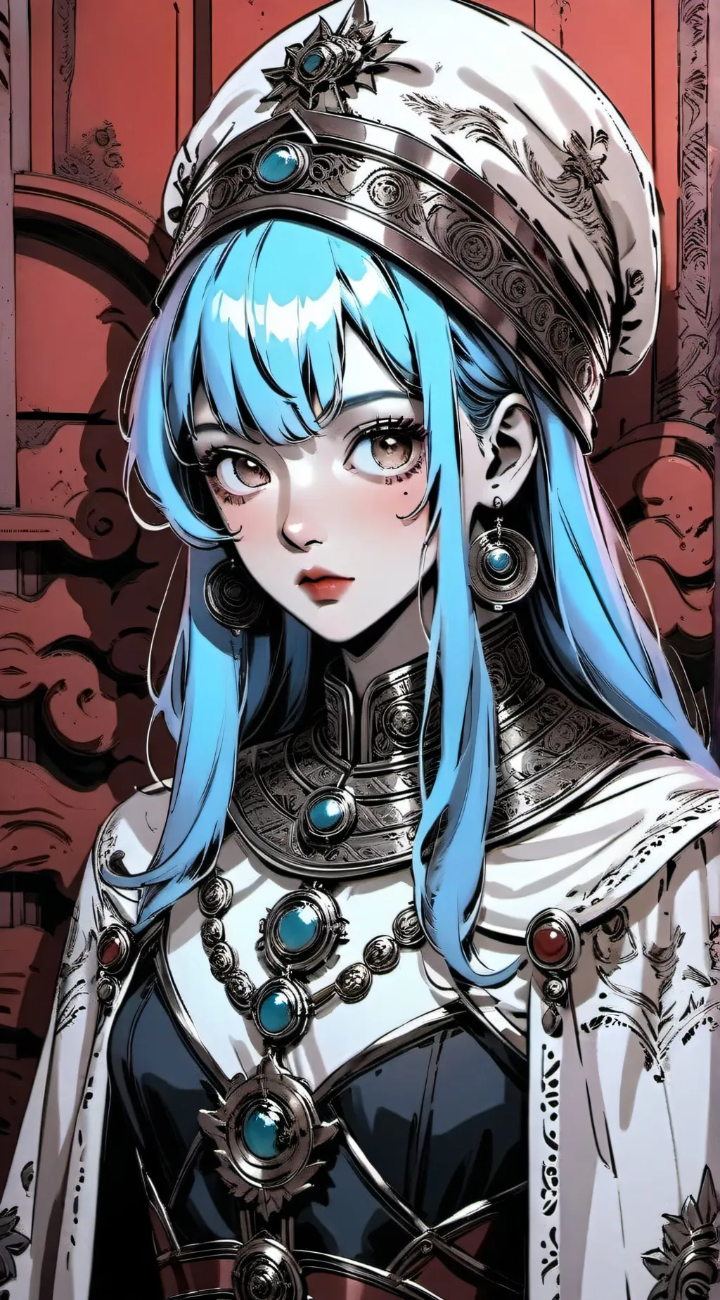 ai character: Krew  background