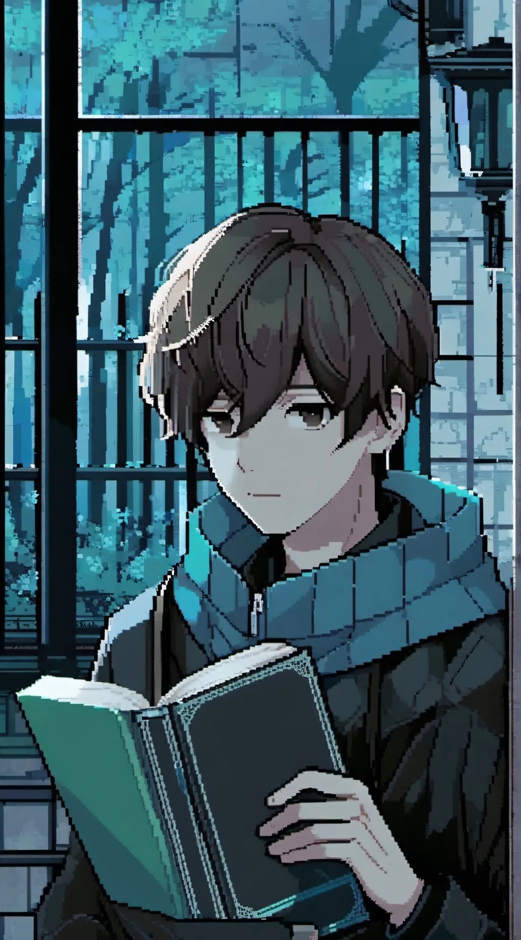 ai character: •🎧Leland🎧• background