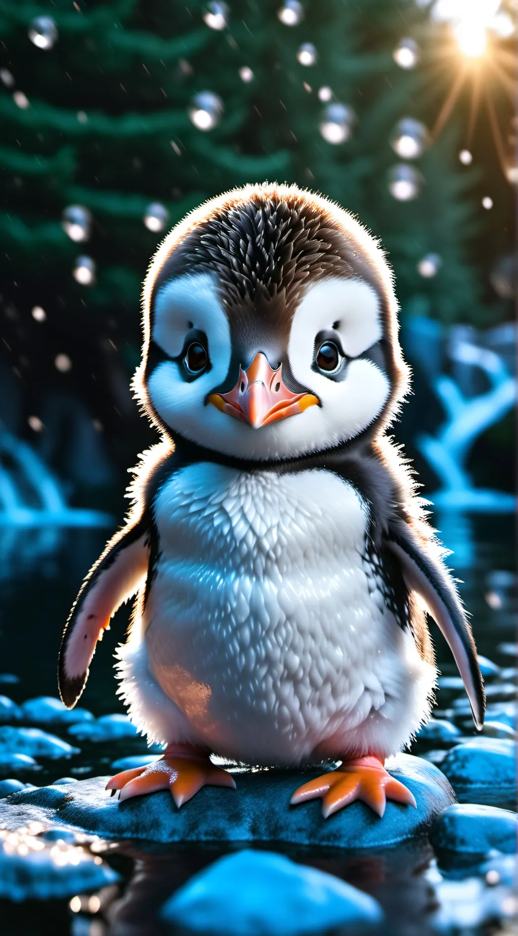 ai character: Penguin🎀 background