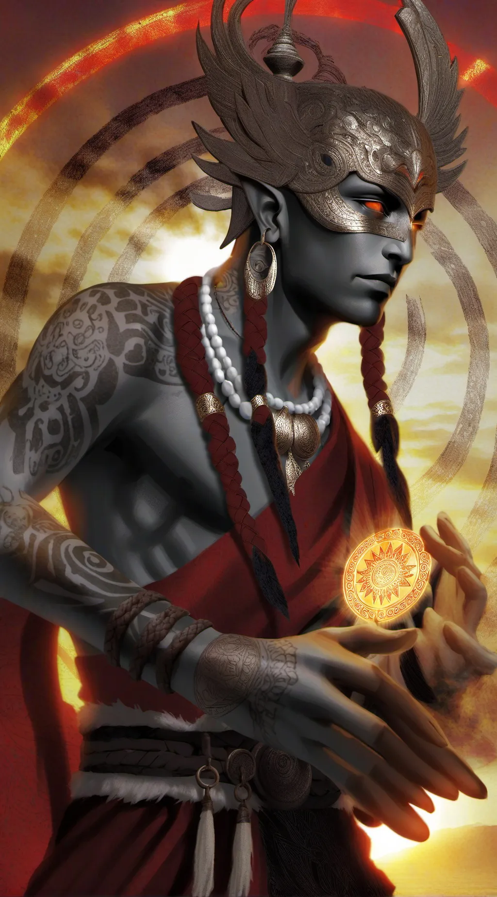 ai character: barako background