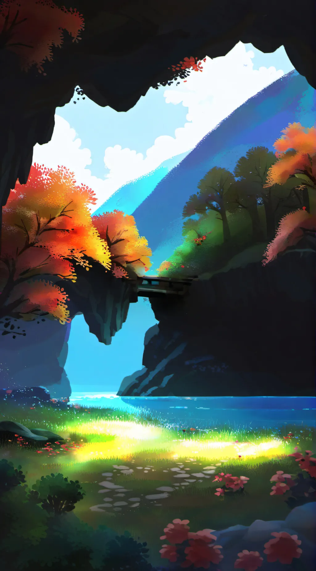 ai character: Natlan Scenarios background