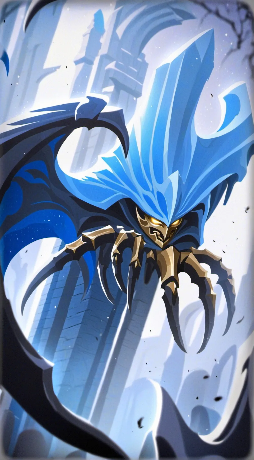 ai character: caught in four k  background