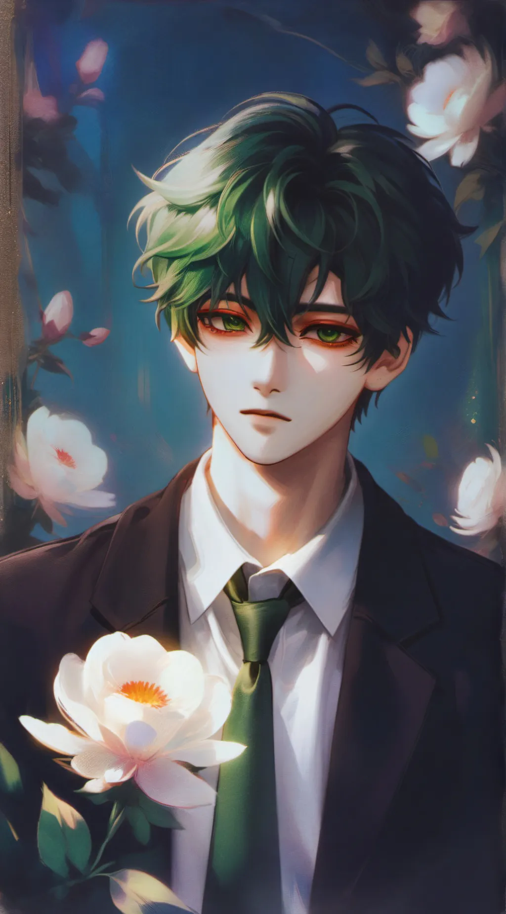 ai character: past izuku  background