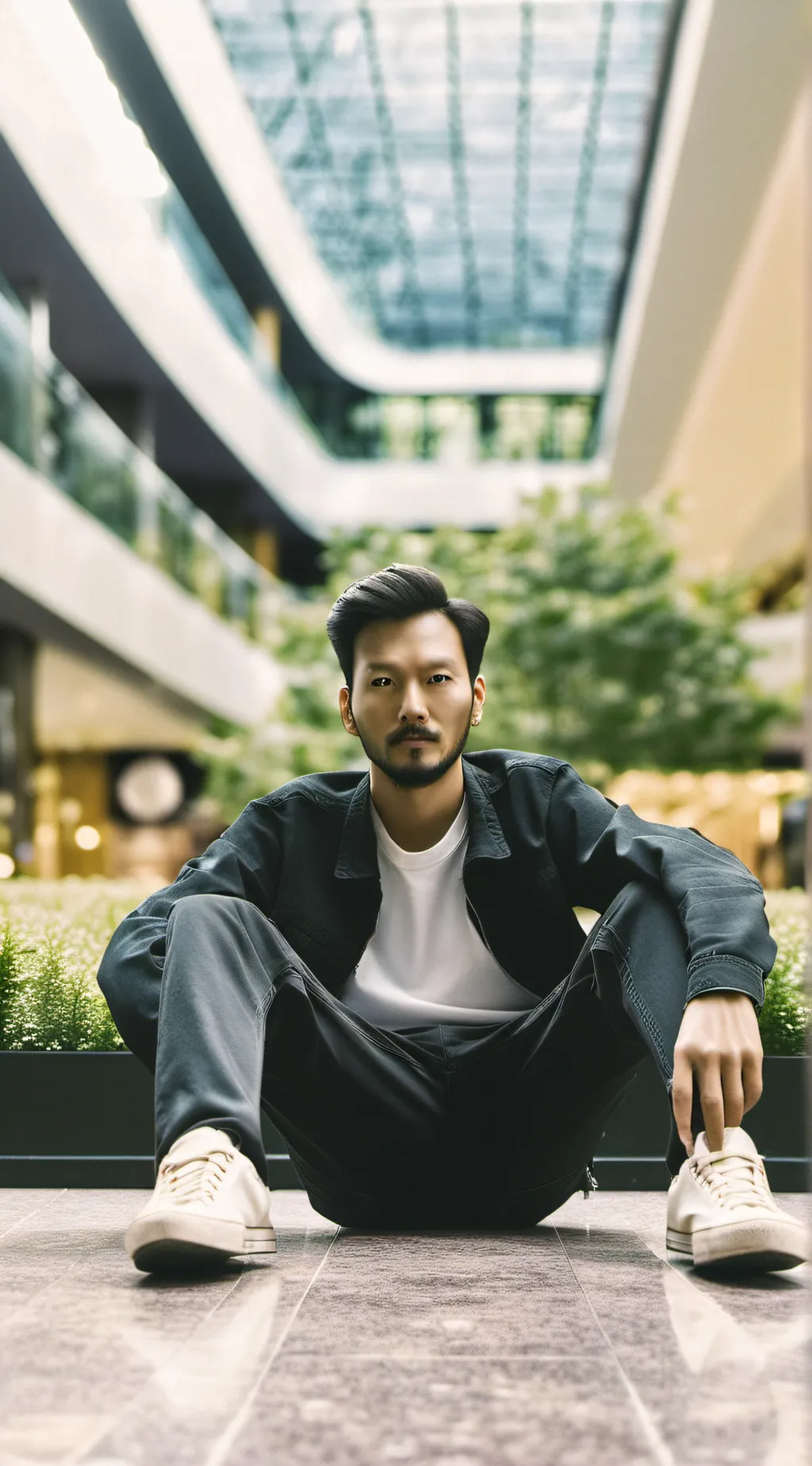 ai character: Locked In A Mall! background