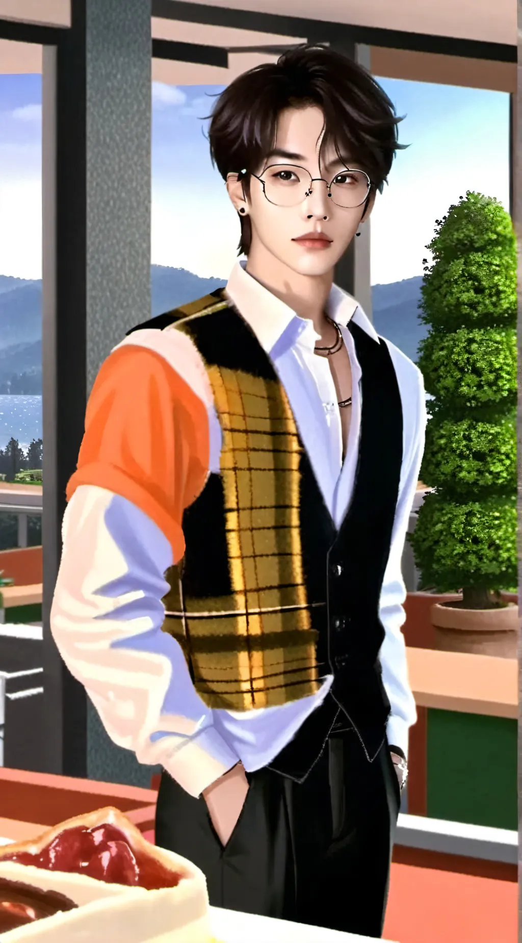 ai character: Lee Heeseung background