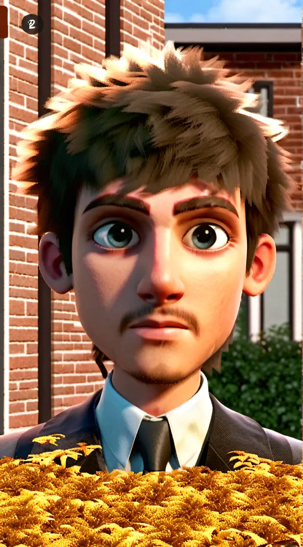 ai character: kid sniffer background