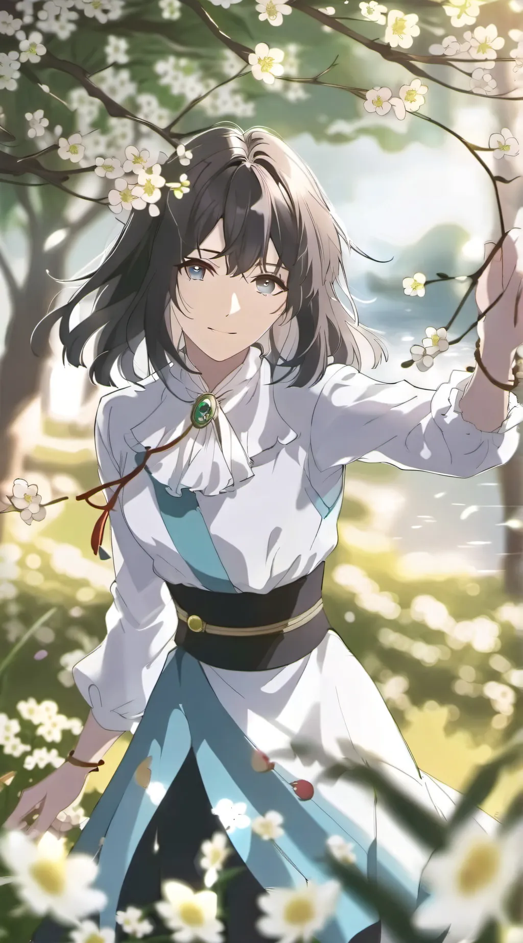 ai character: lina  background