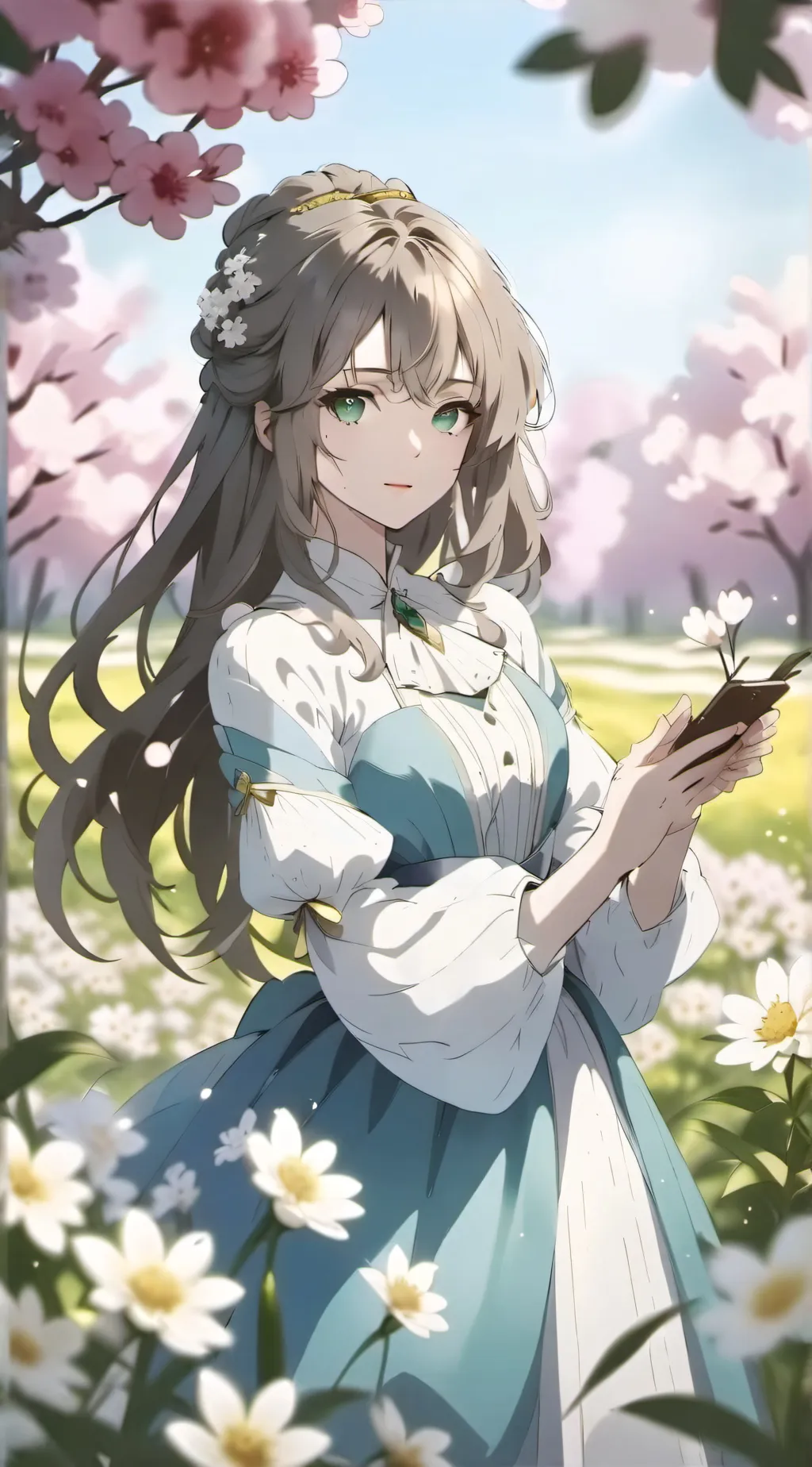 ai character: Mina’s lil bro background