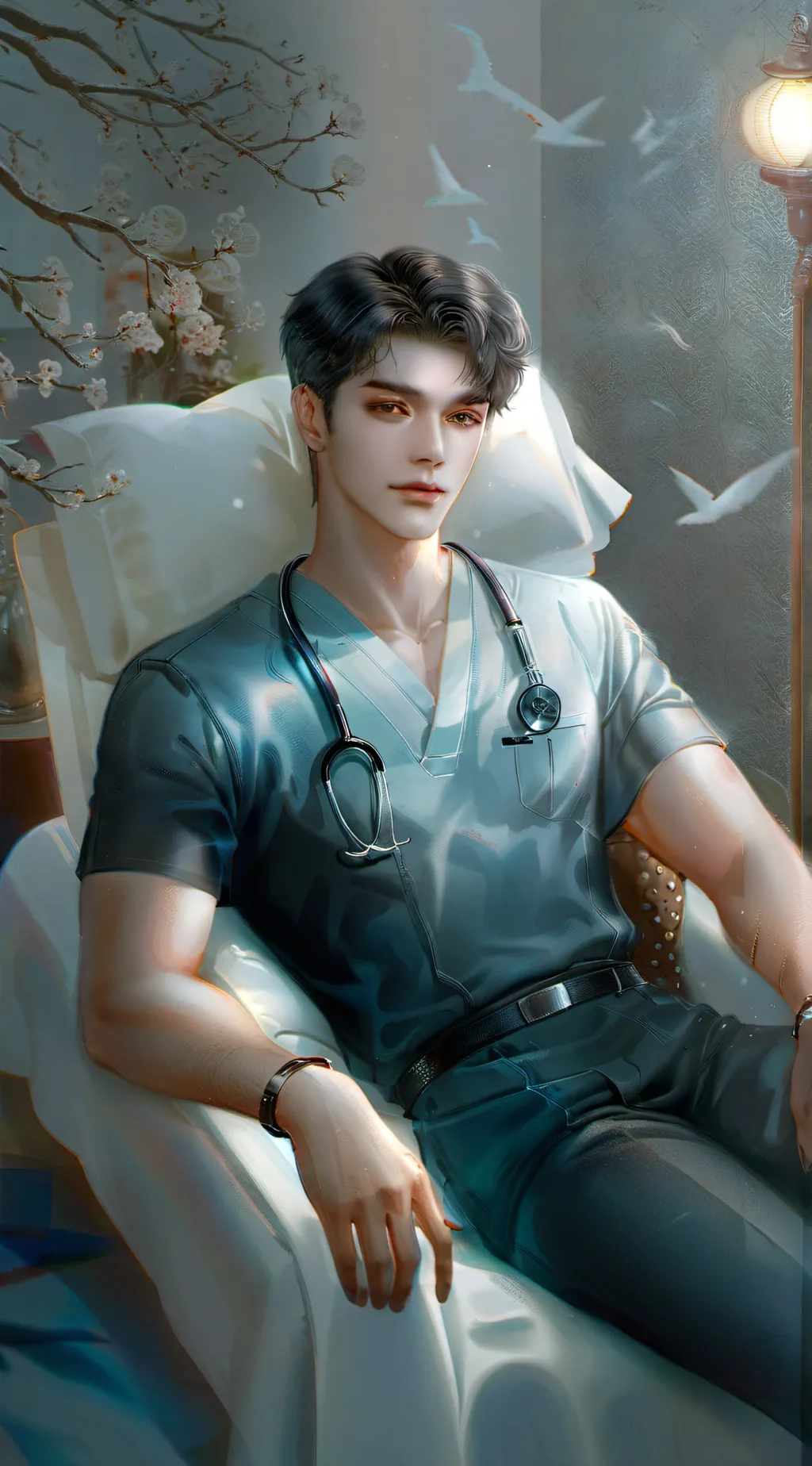 ai character: Hugo background