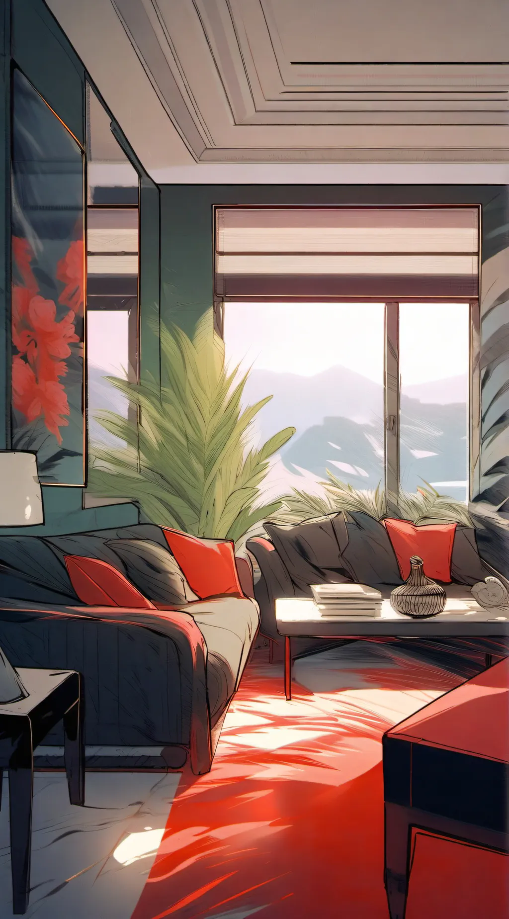 ai character: HH FALLEN ANGEL?! background