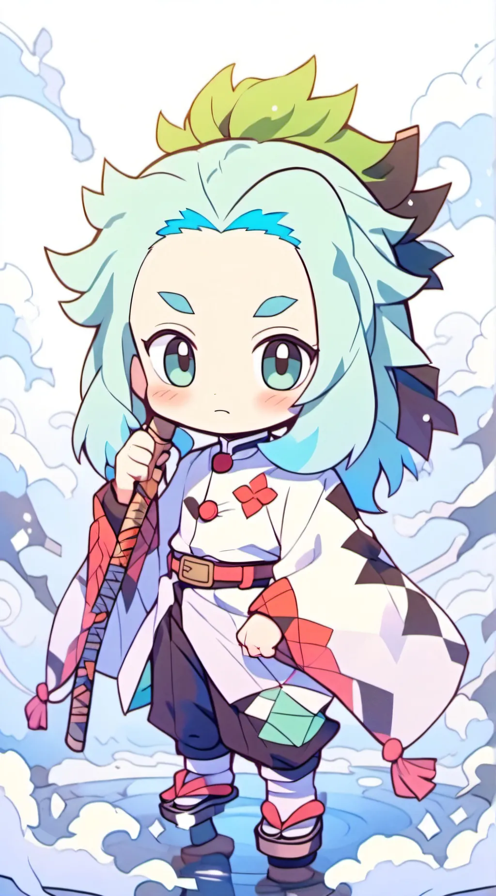 ai character: hashira tornado background