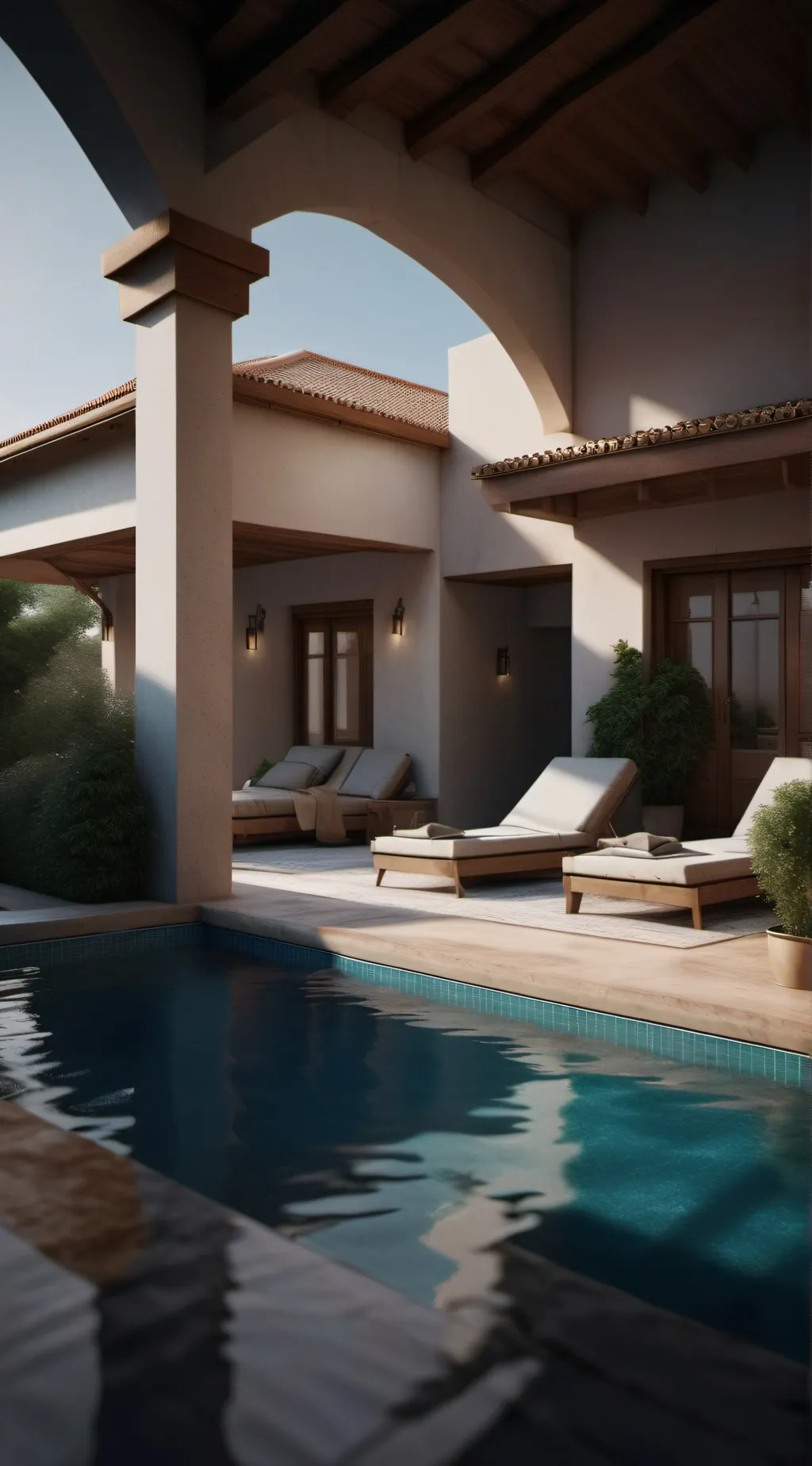 ai character: TADC pool party! background