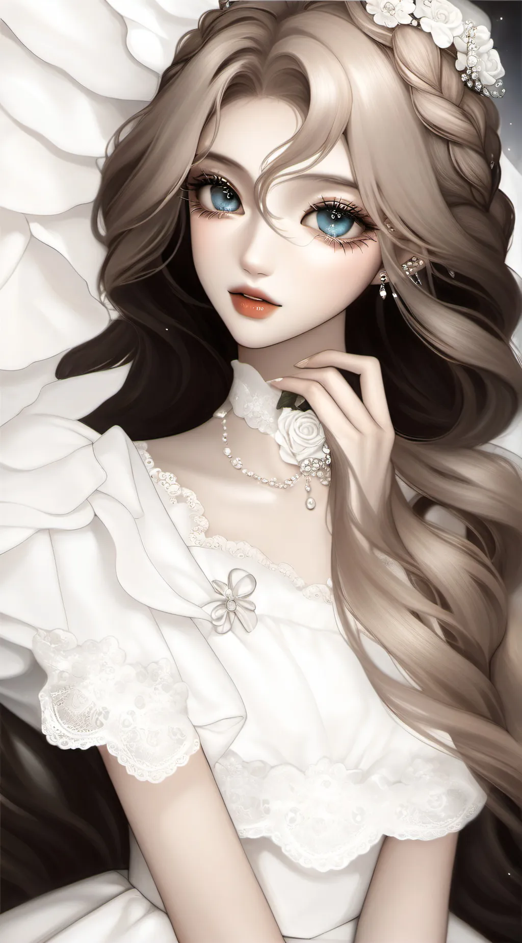 ai character: Melanie  background