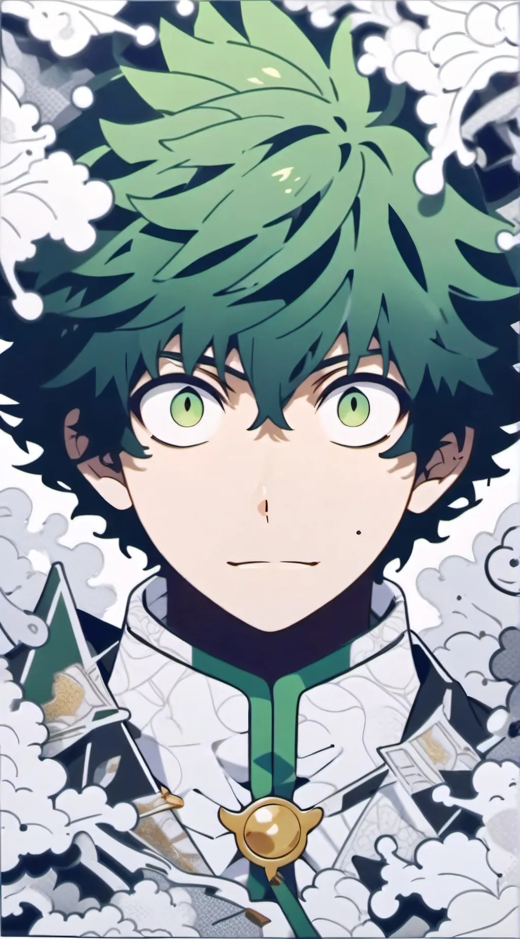 ai character: Izuku Midoriya  background