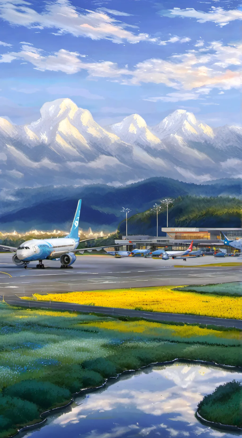 ai character: Airport karen background