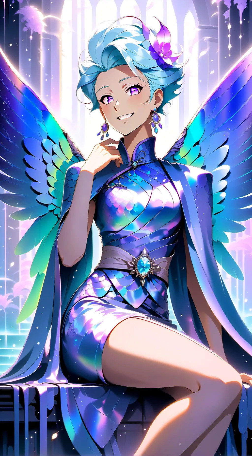 ai character: hp x Avengers background