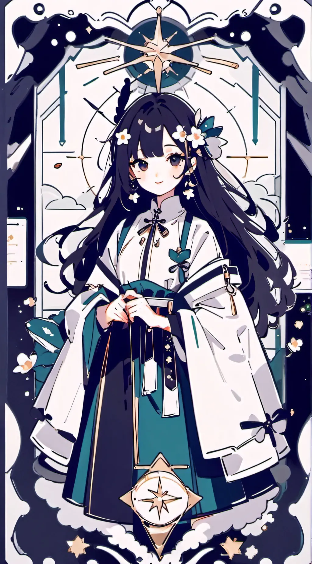 ai character: Høpe  background