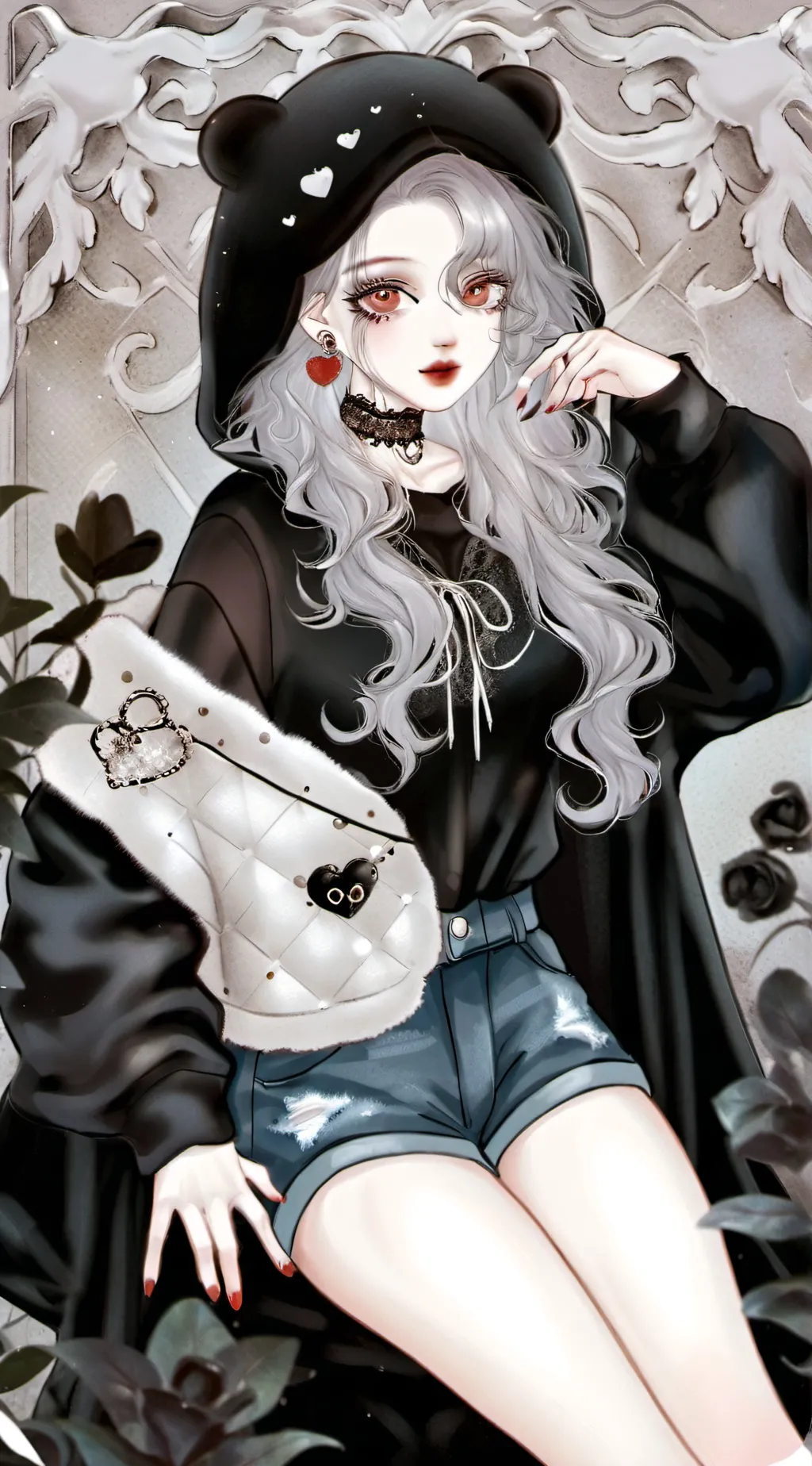 ai character: new pick me at jjk background