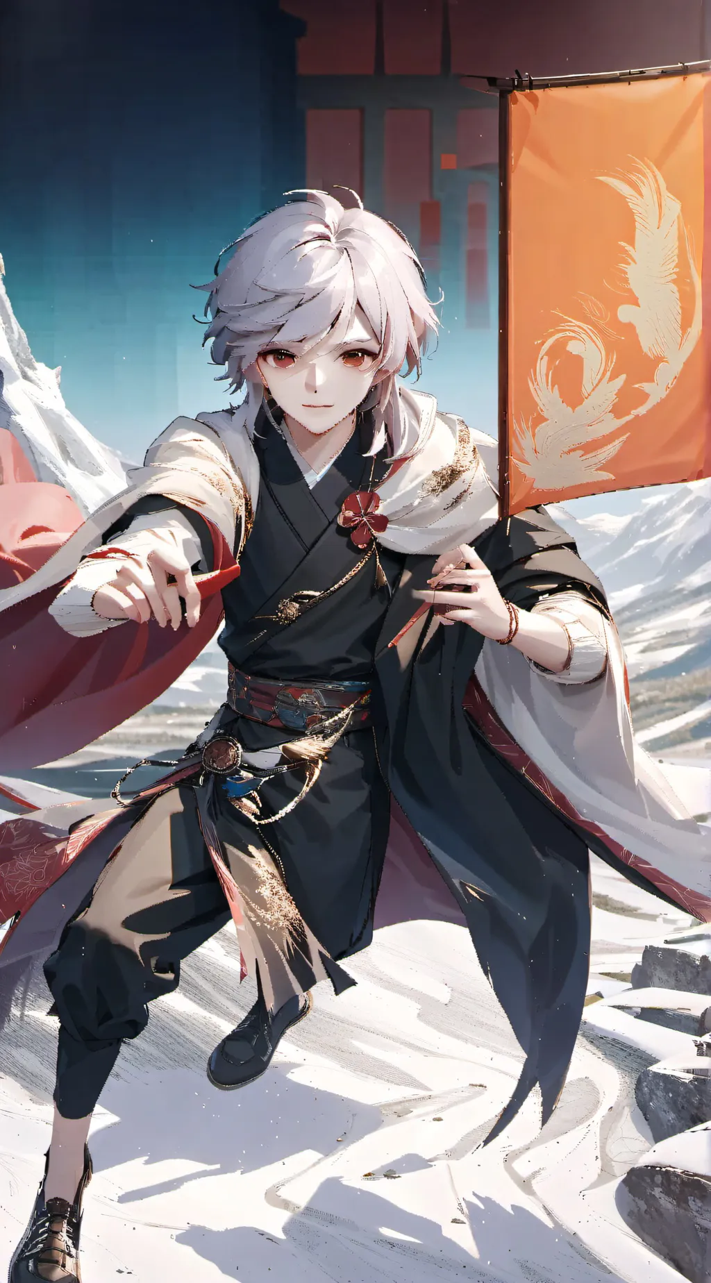 ai character: 春 background