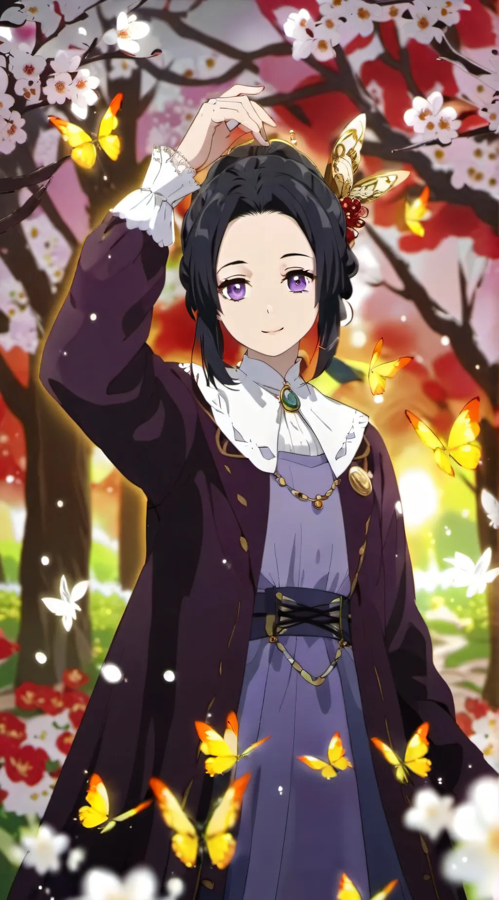 ai character: Princess Shinobu  background