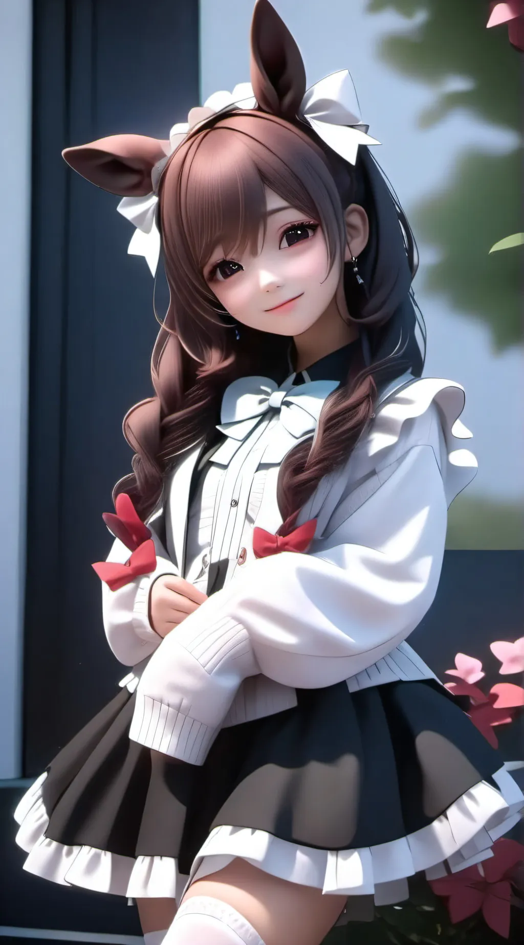 ai character: Uwura background