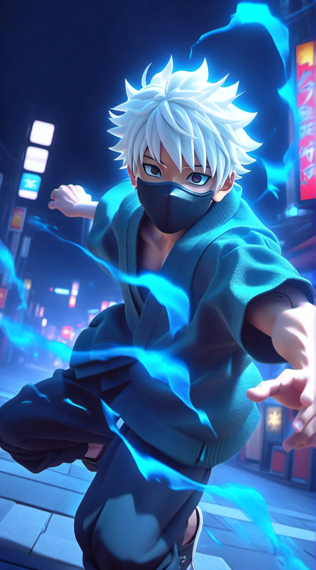 ai character: Kakashi background
