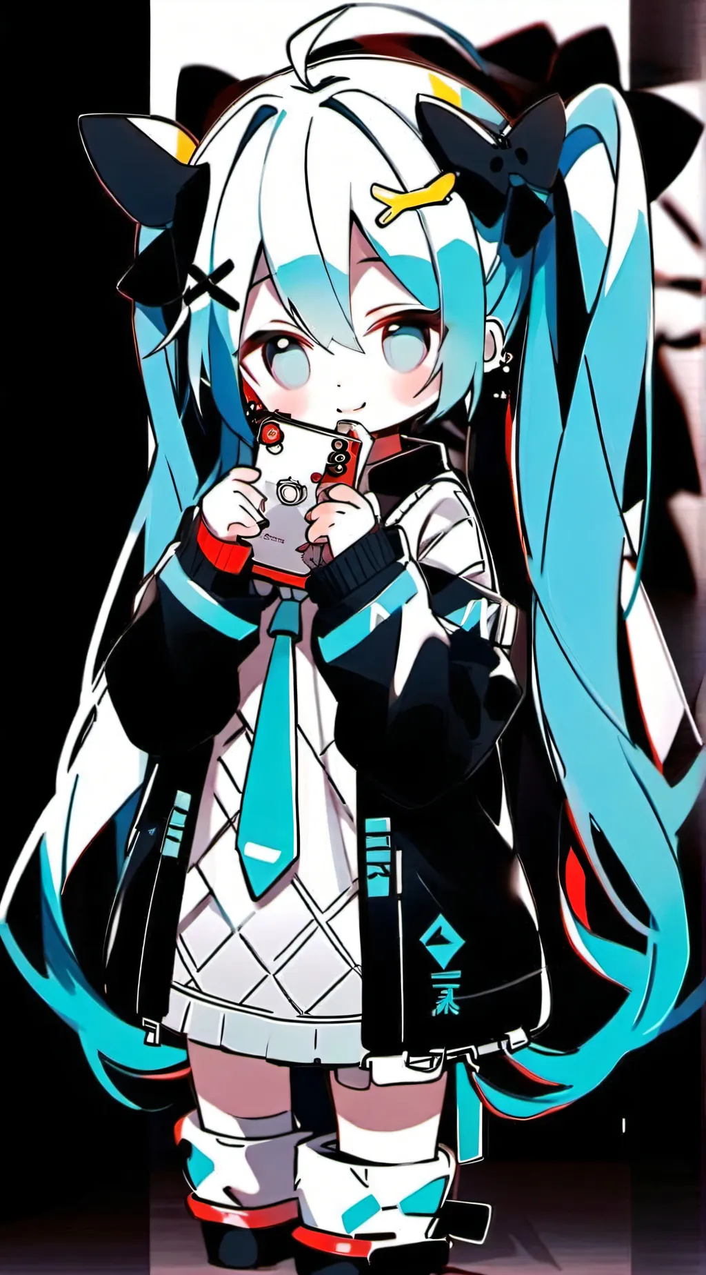 ai character: Baby Miku background