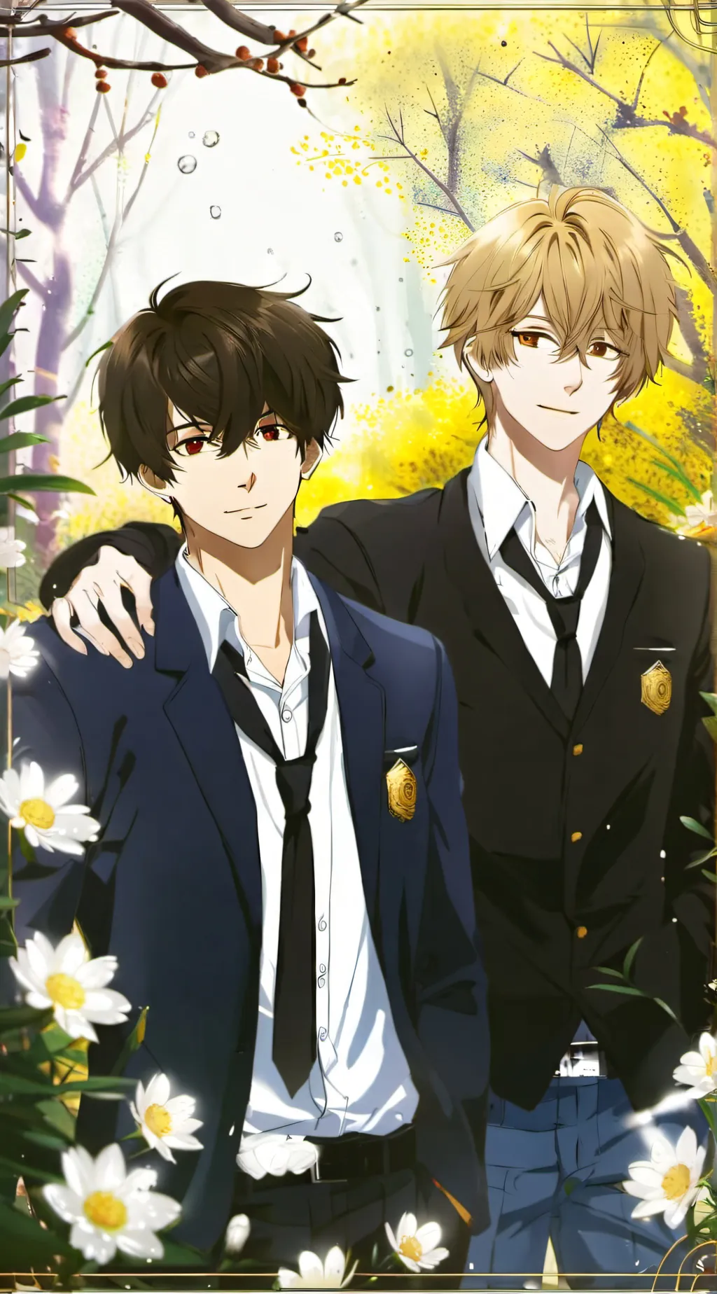 ai character: Elliot and Jace  background