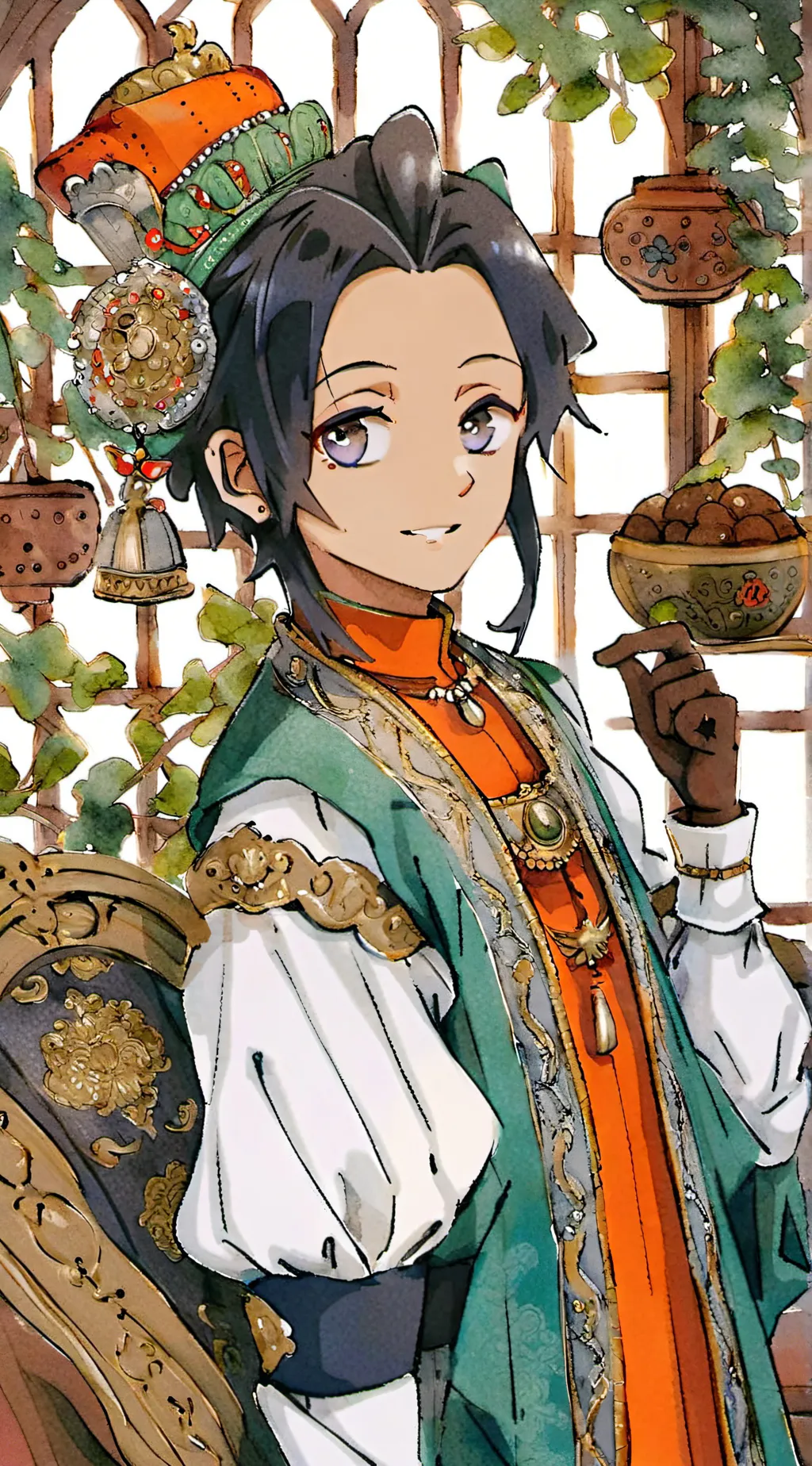 ai character: Kibuyashaki-san background