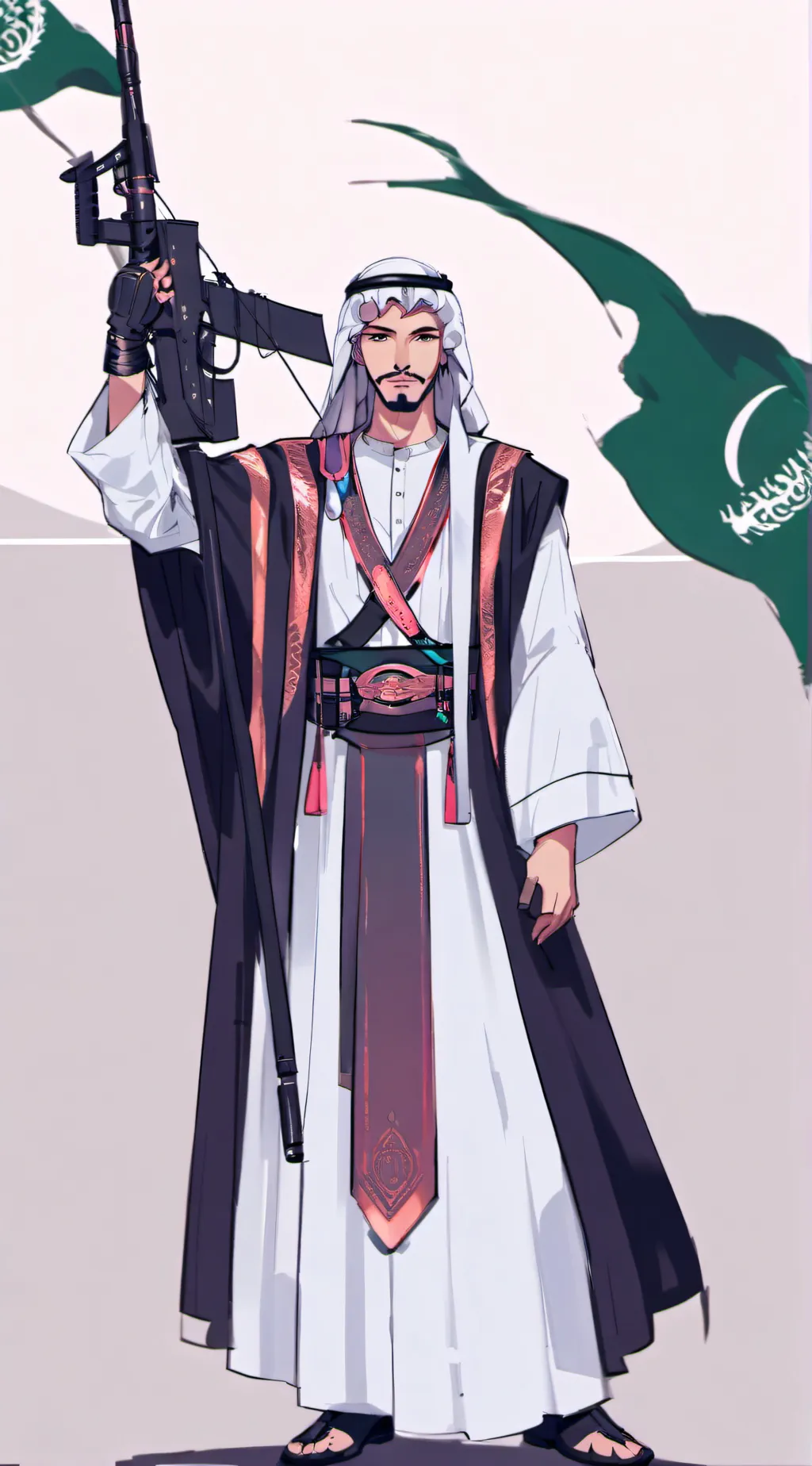 ai character: the great Muslim background