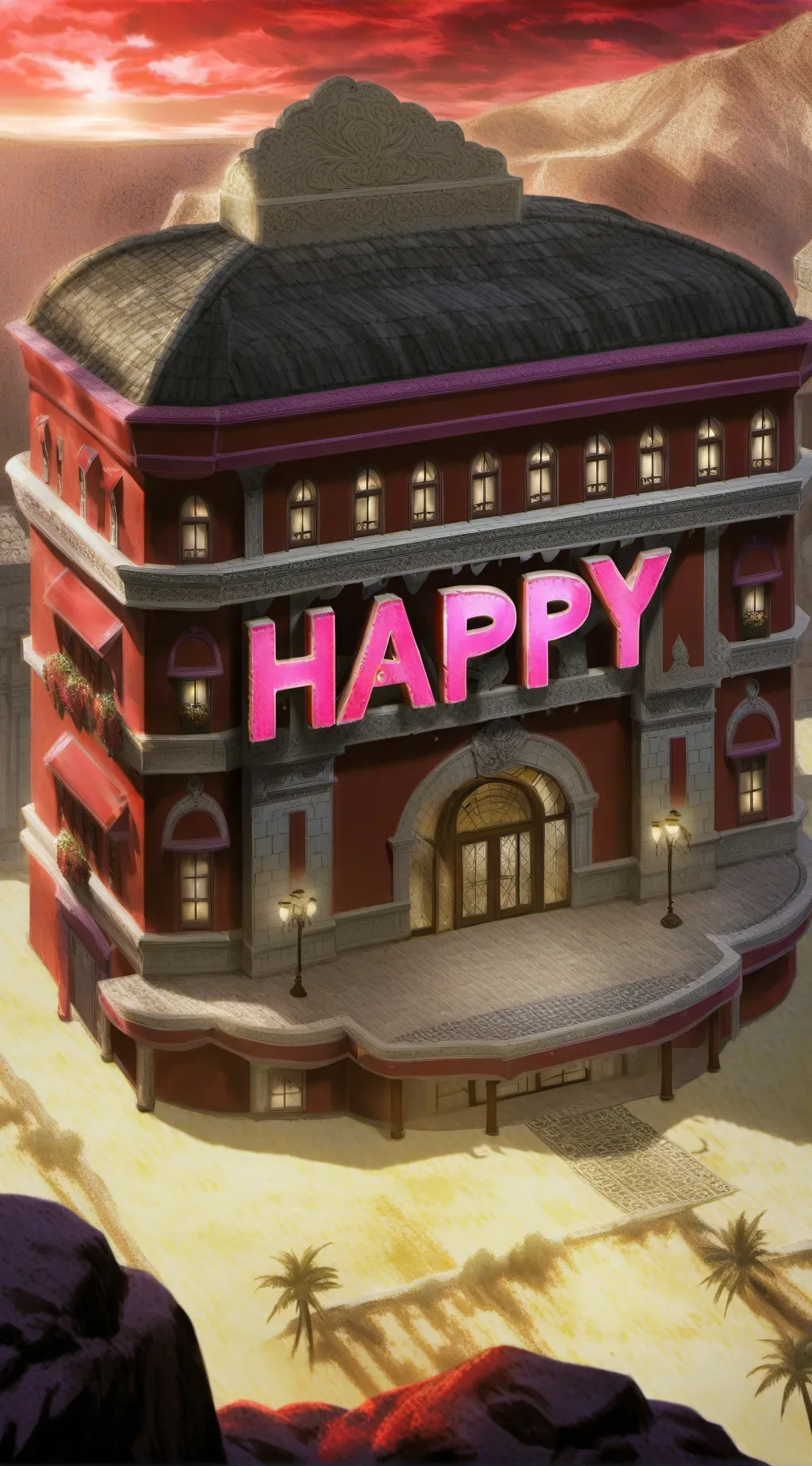 ai character: Hazbin hotel💅 background