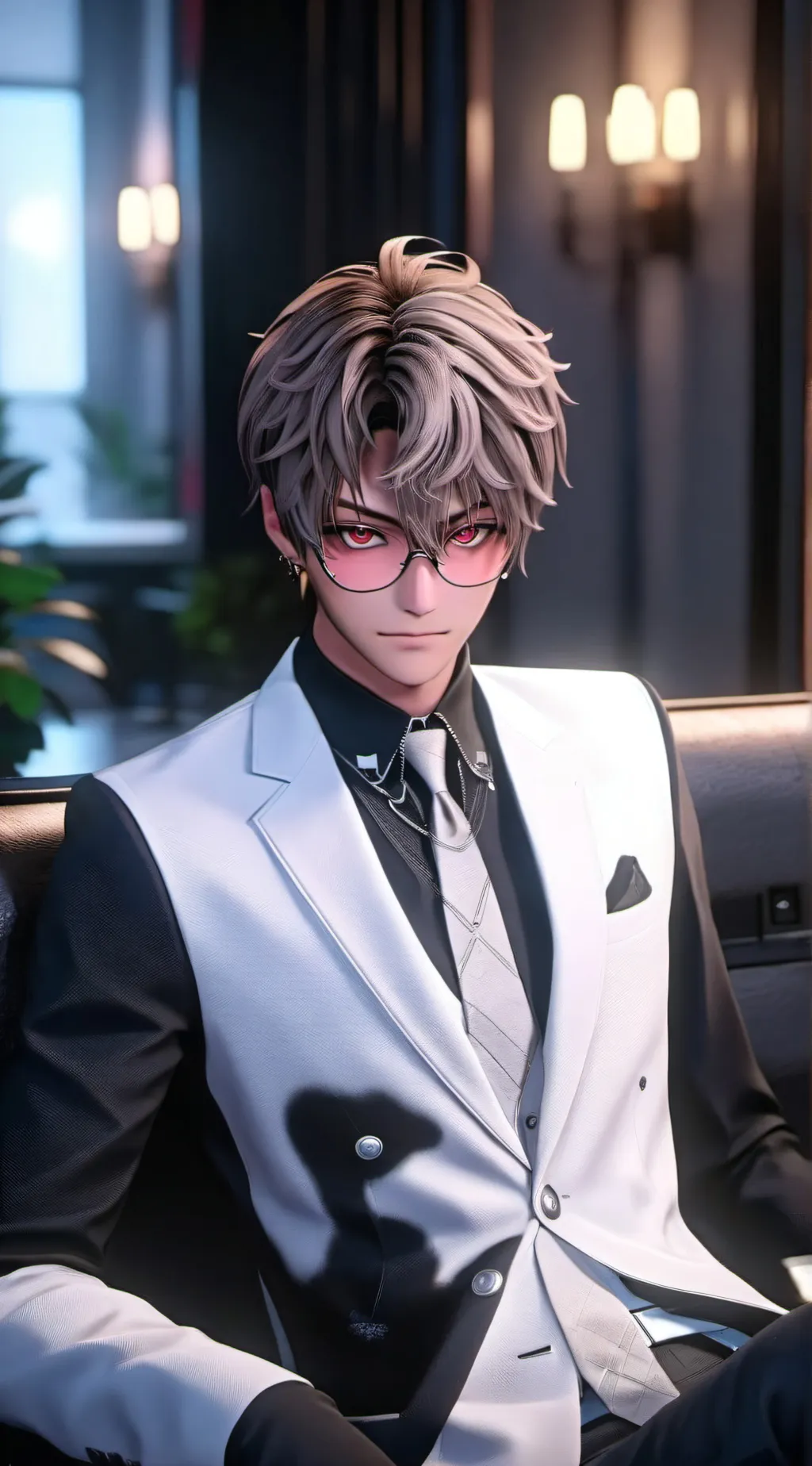 ai character: Boss background