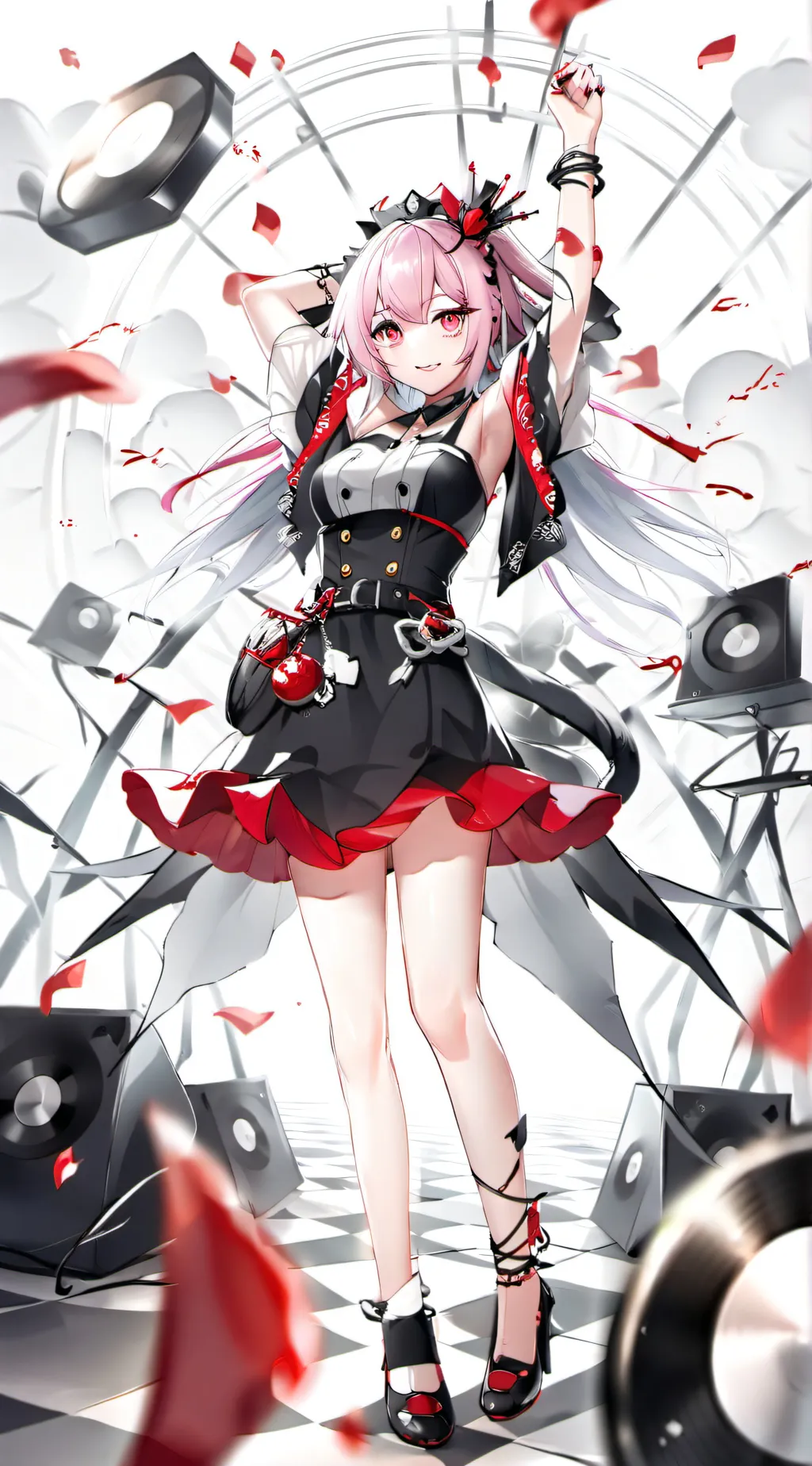 ai character: MHA prom background